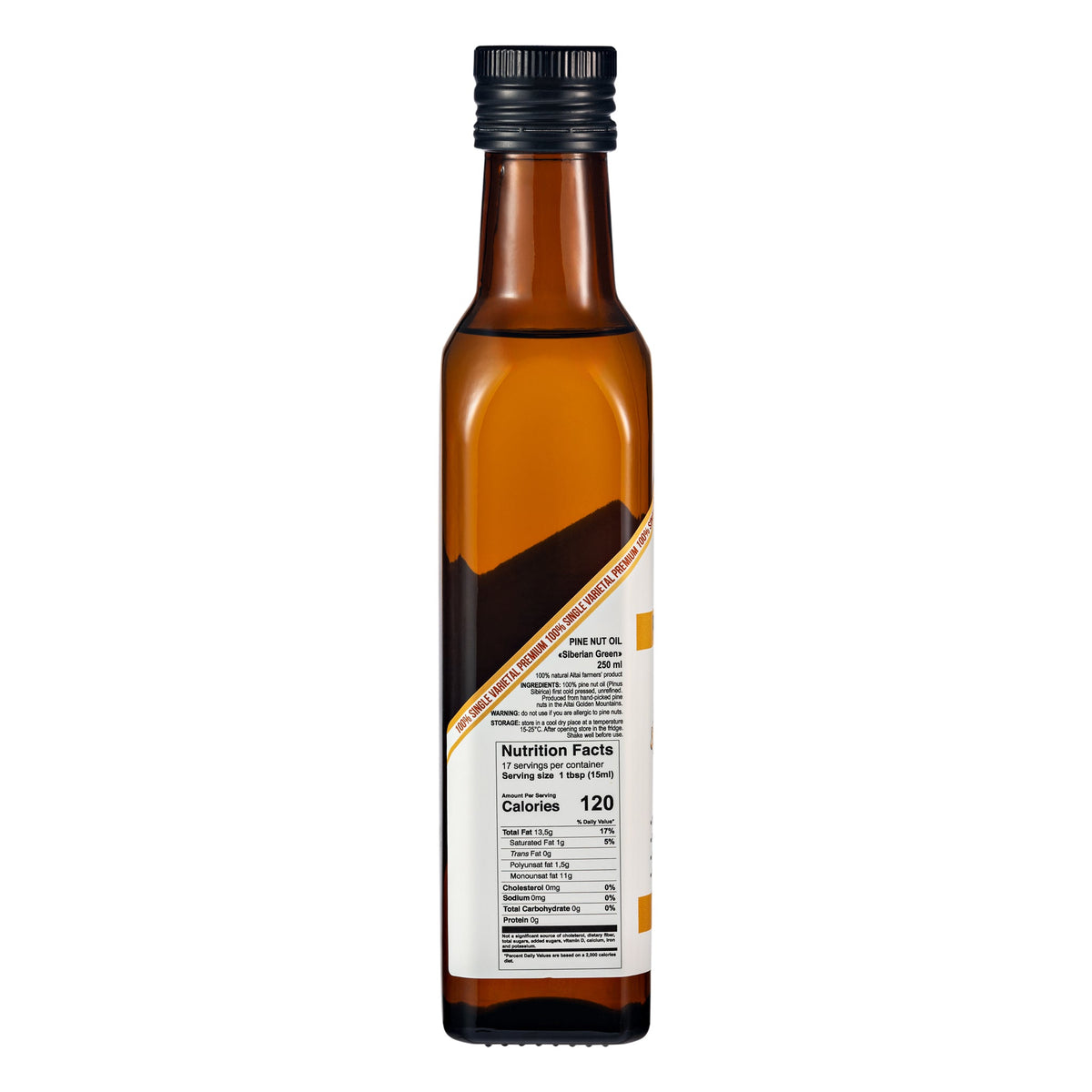 Olio di pinoli biologico - 250ml