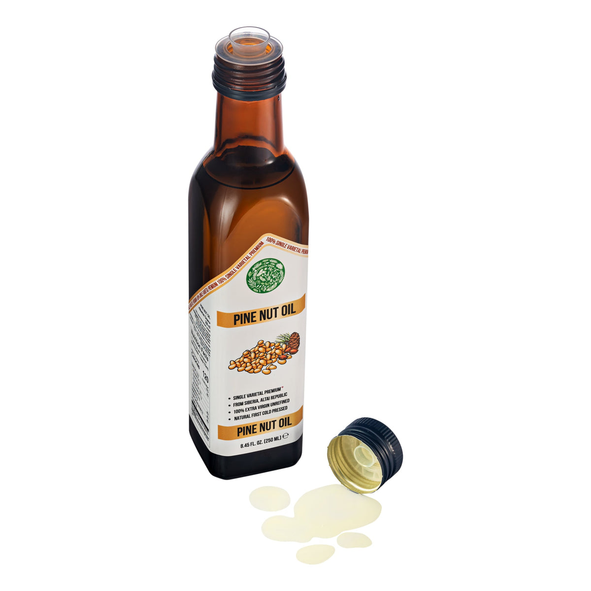 Prodotti verdi siberiani Olio di pinoli biologico - 250ml