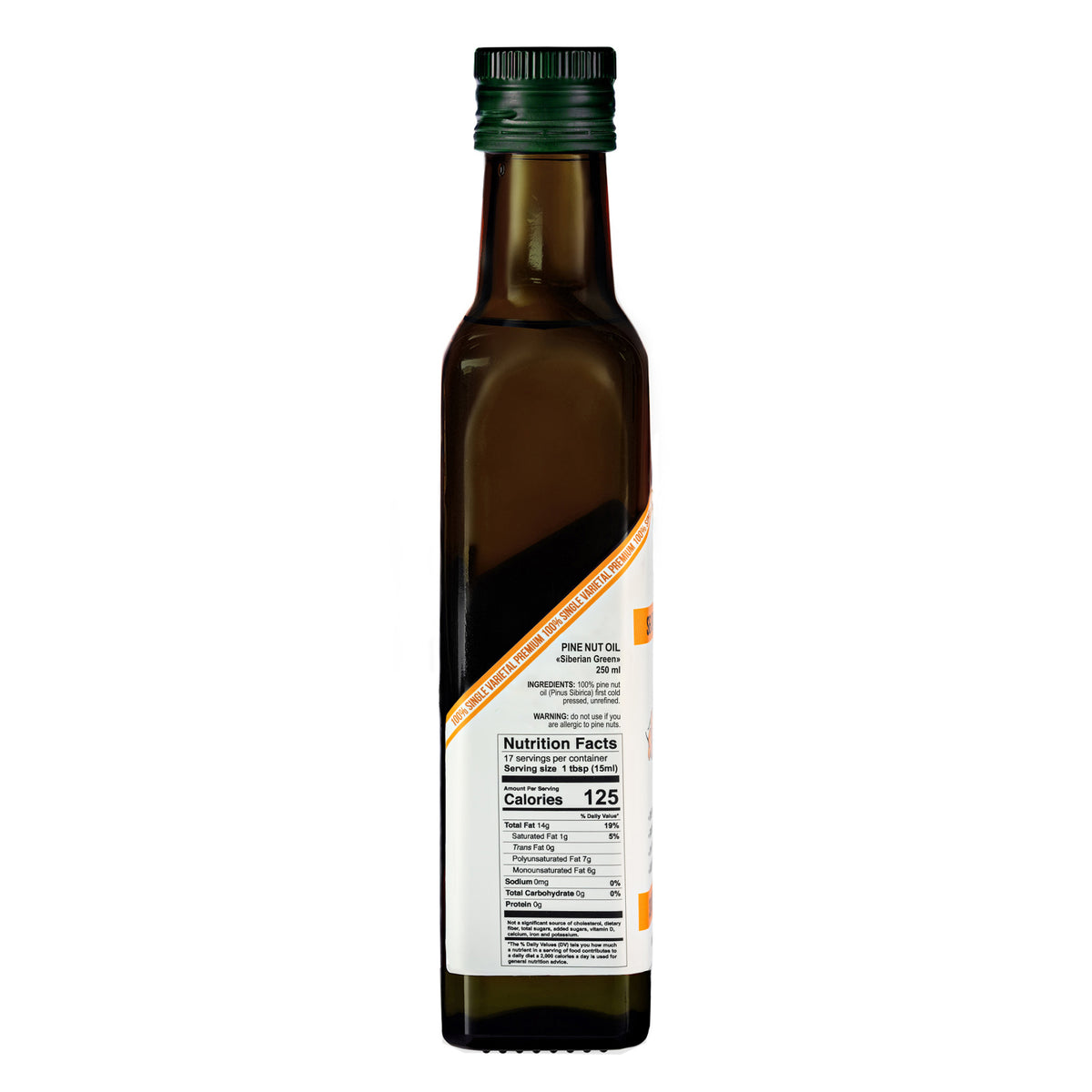 Olio di olivello spinoso verde siberiano - 250ml Extravergine spremuto a freddo