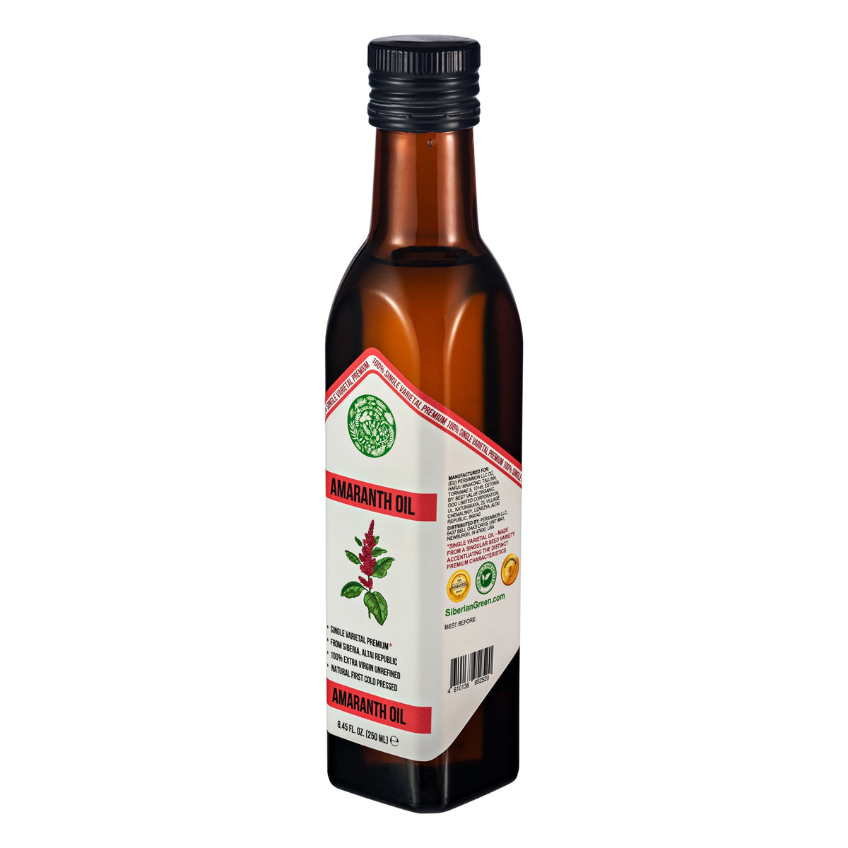 Olio originale di amaranto verde siberiano