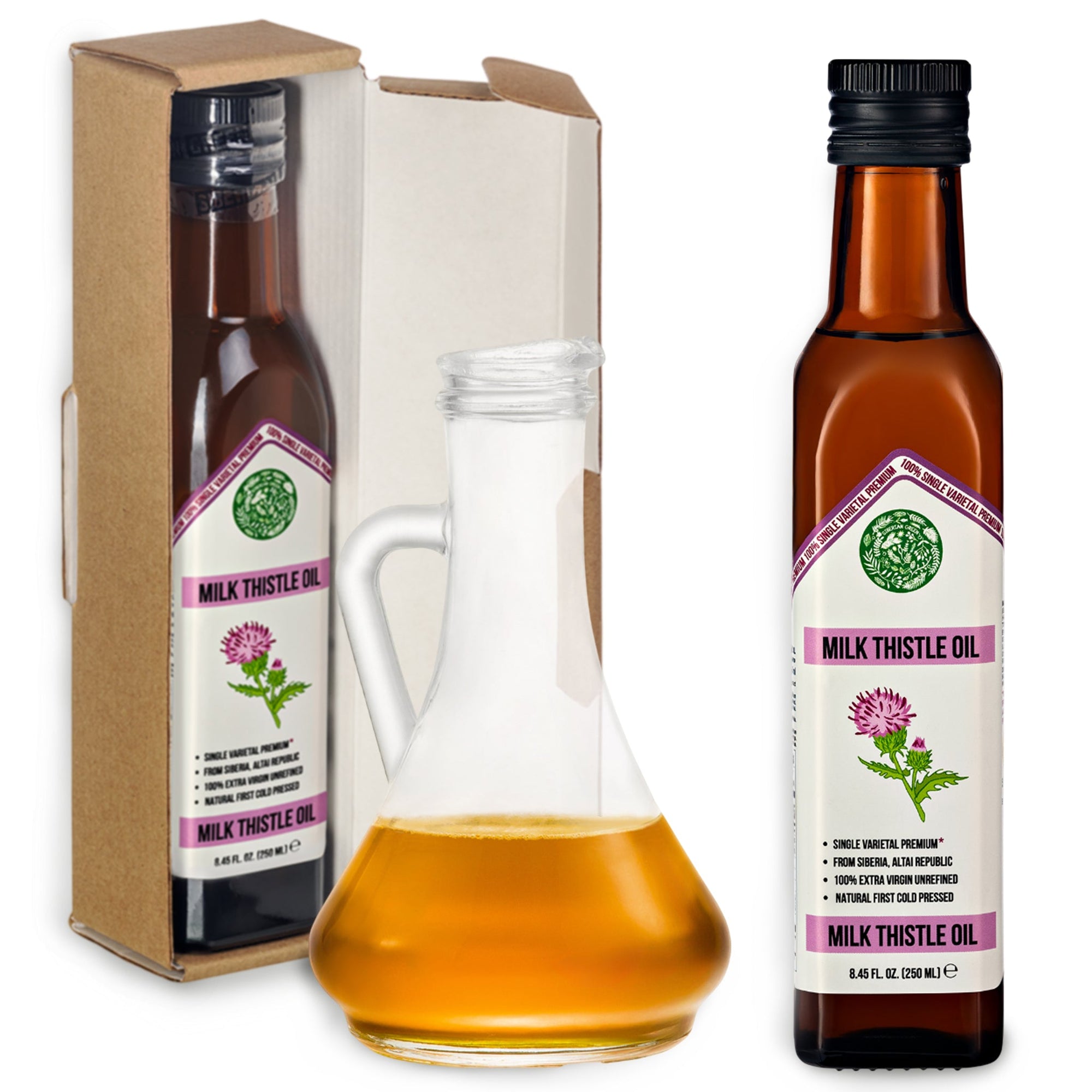 Olio di cardo mariano spremuto a freddo 250ml 