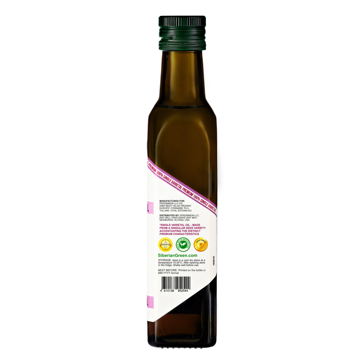 Olio di cardo mariano verde siberiano - 250ml Extravergine spremuto a freddo