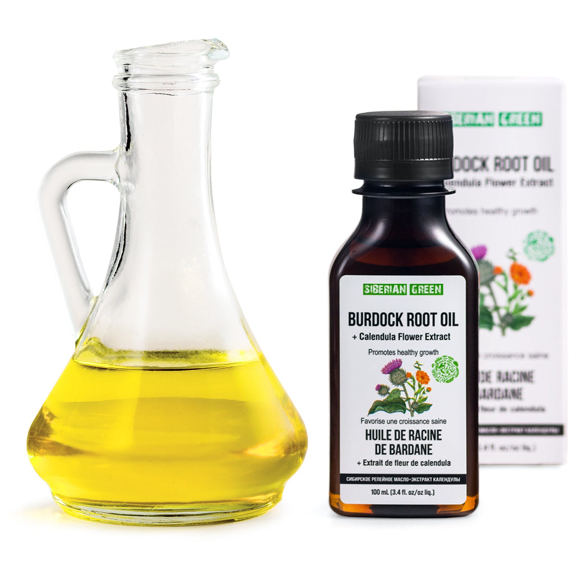 Olio di bardana con calendula 