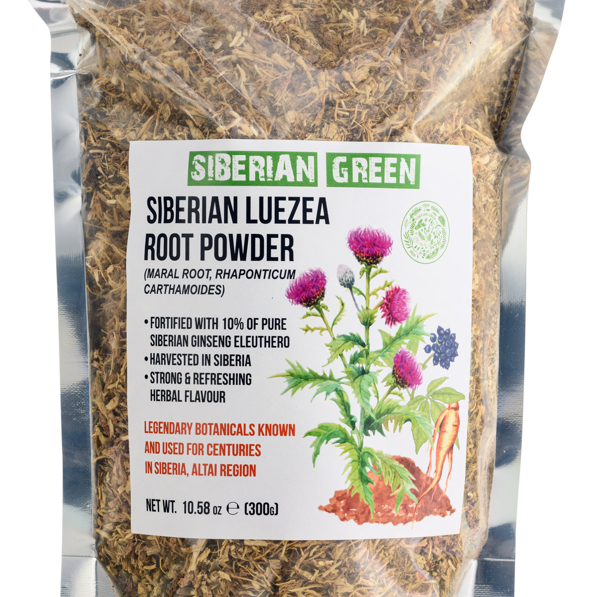 Tisana alla radice di leuzea e ginseng siberiano in polvere 