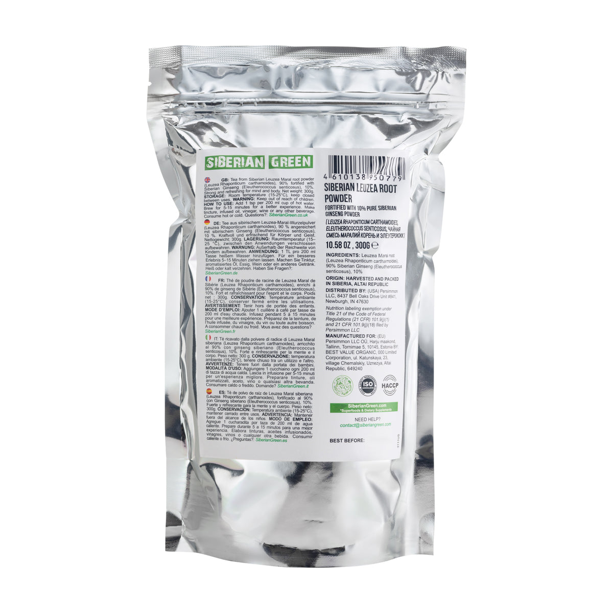 Formulato con Ginseng siberiano Eleuthero (10%) 