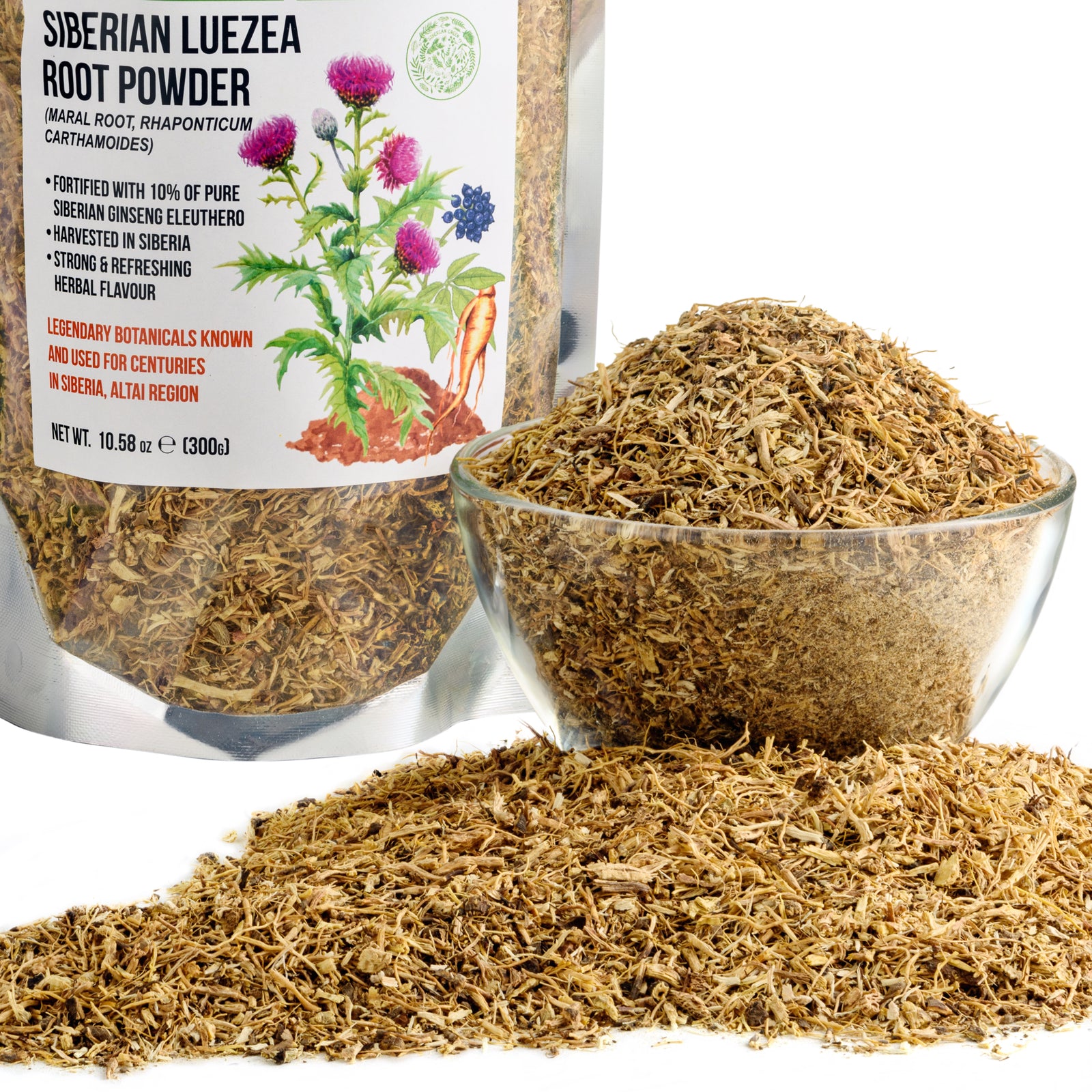 Tè alla radice di leuzea e ginseng siberiano - 300g