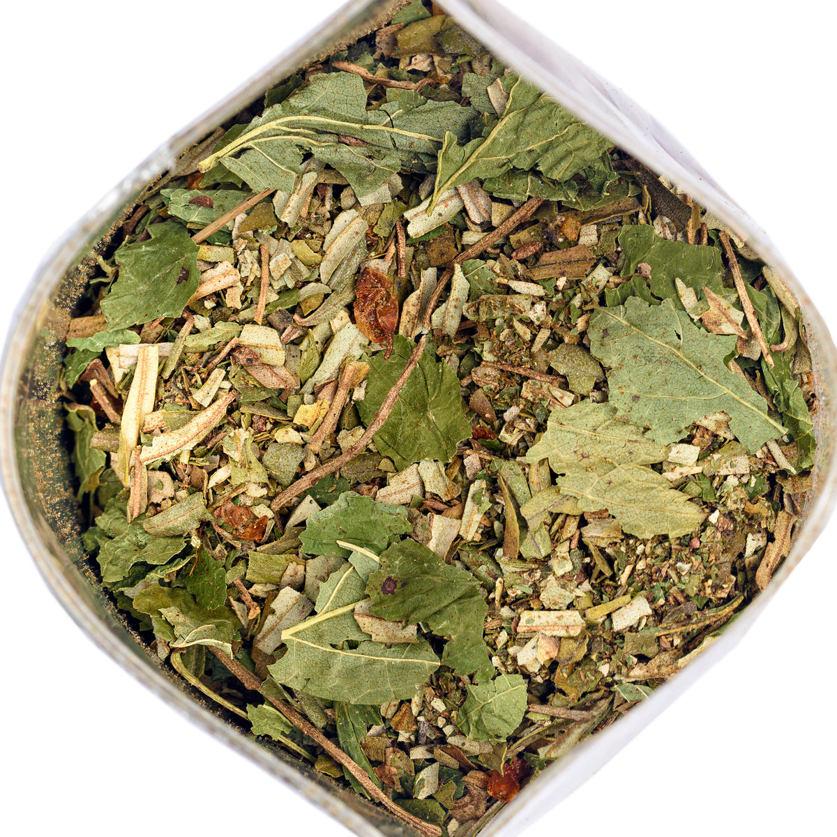Tè verde siberiano all'olivello spinoso e foglie di ribes nero - 100 g Miscela di erbe essiccate al sole