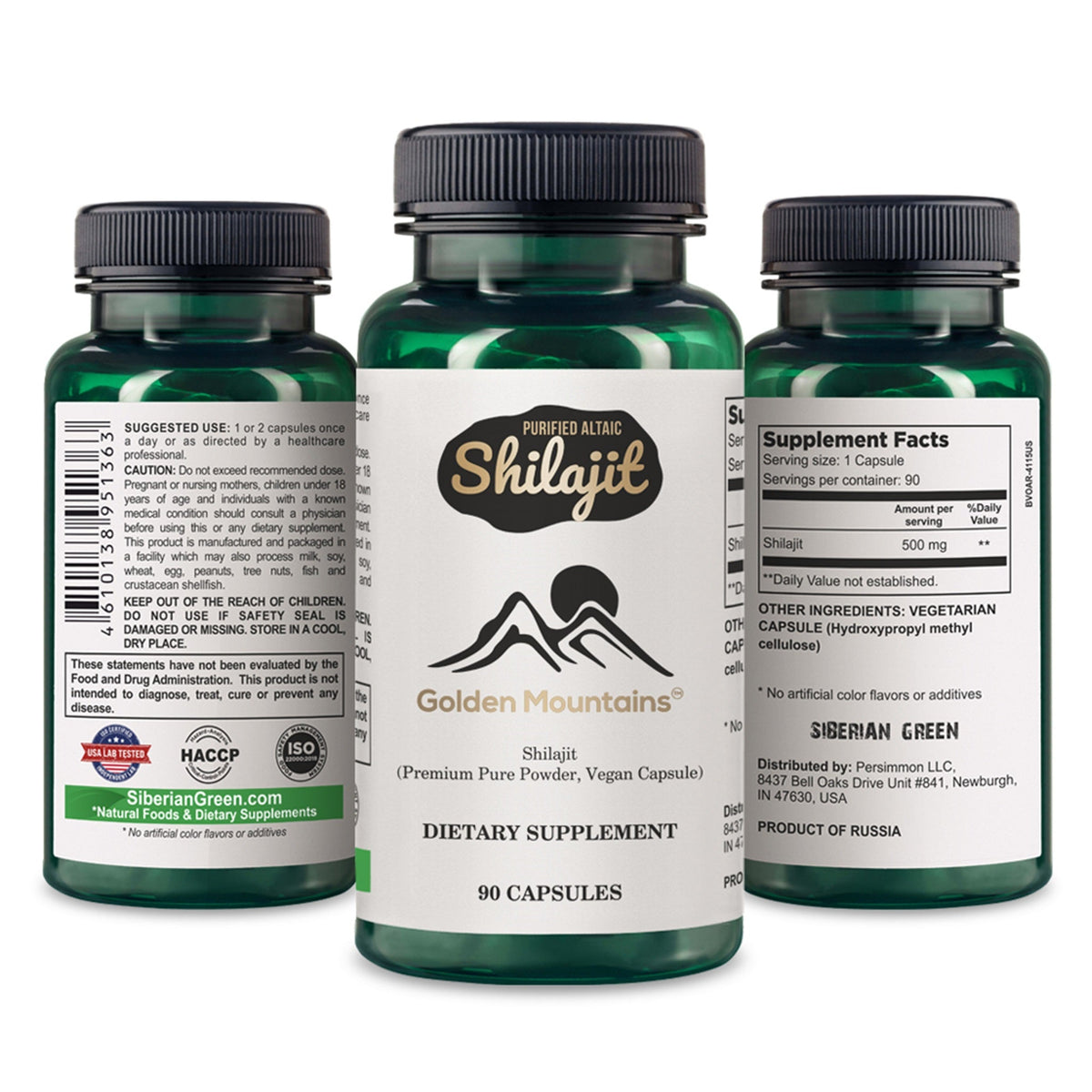 compresse di shilajit delle montagne d'oro
