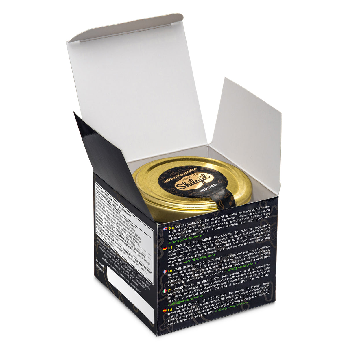 Resina di Shilajit delle Montagne d'Oro - Puro potere siberiano dell'Altai