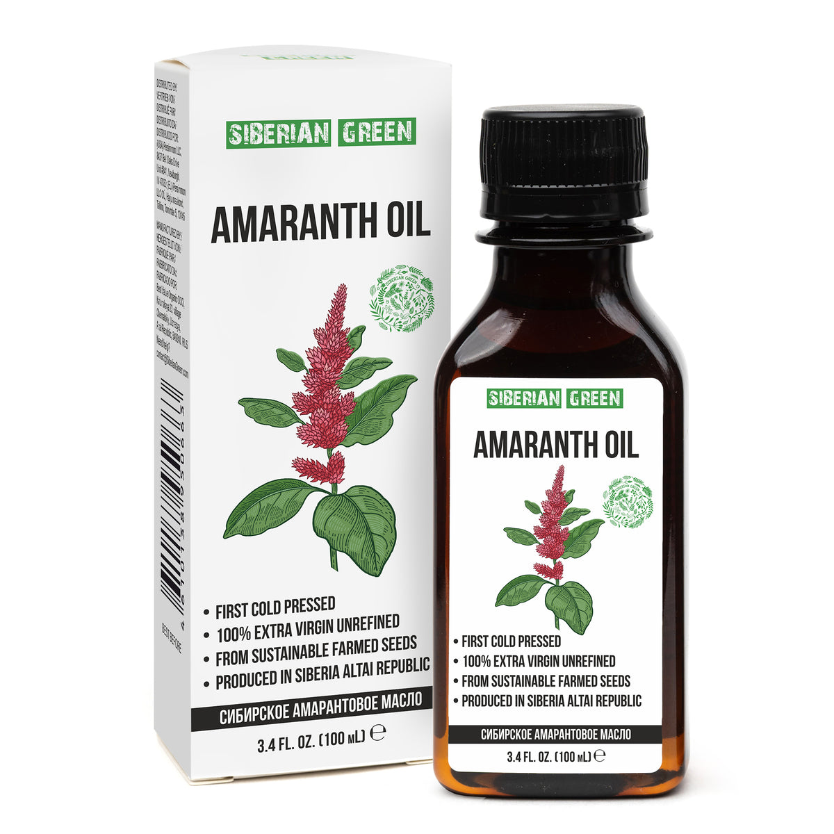 Olio premium di amaranto siberiano - 100 ml