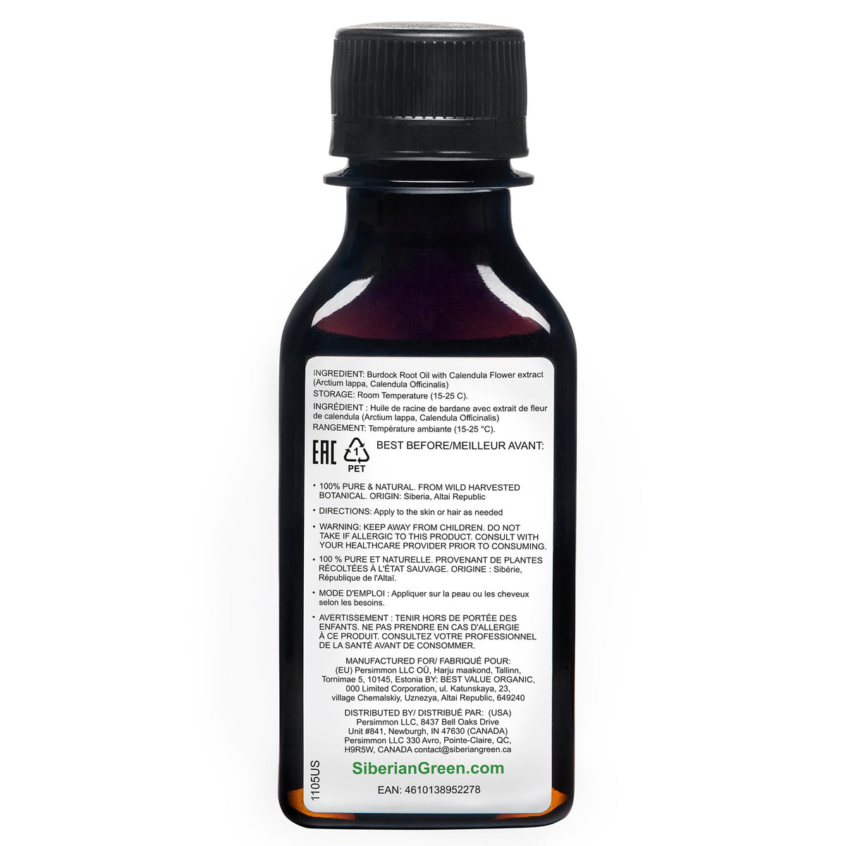 Caratteristiche principali dell'olio di bardana