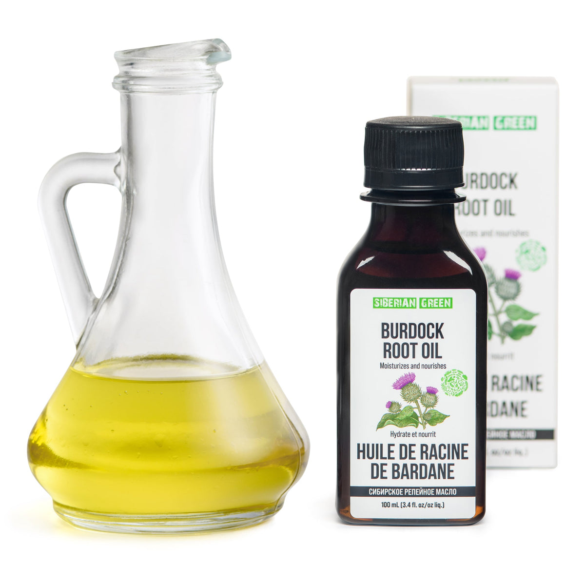 Olio di radice di bardana