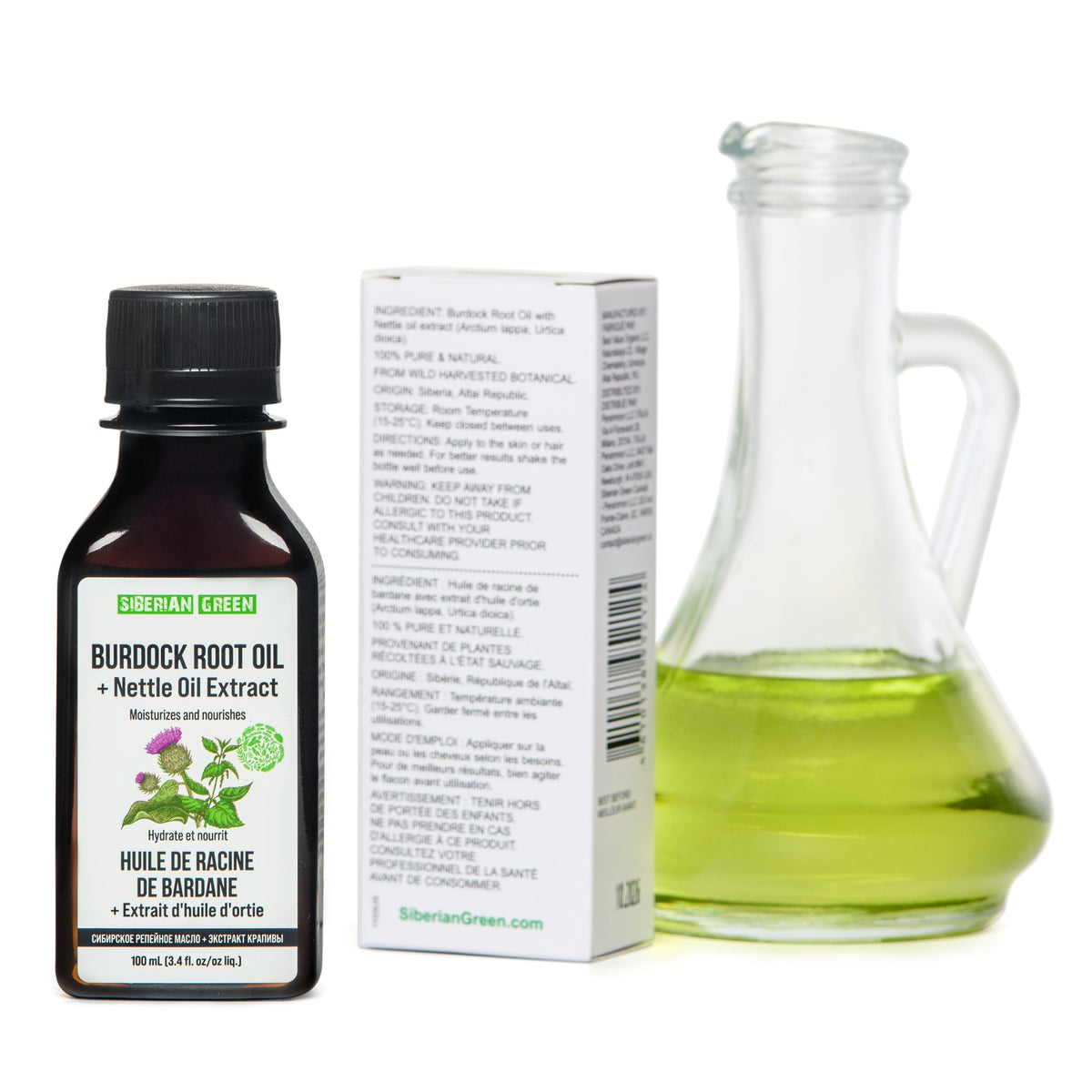 Olio di radice di bardana