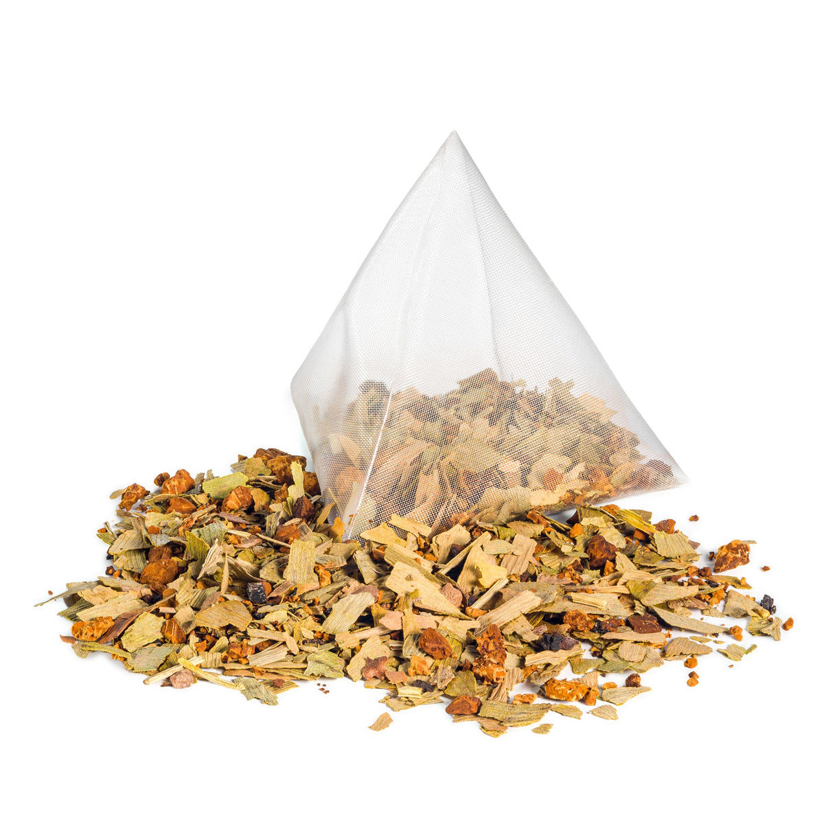 Tazza di tè al Ginkgo Biloba con infuso di Chaga