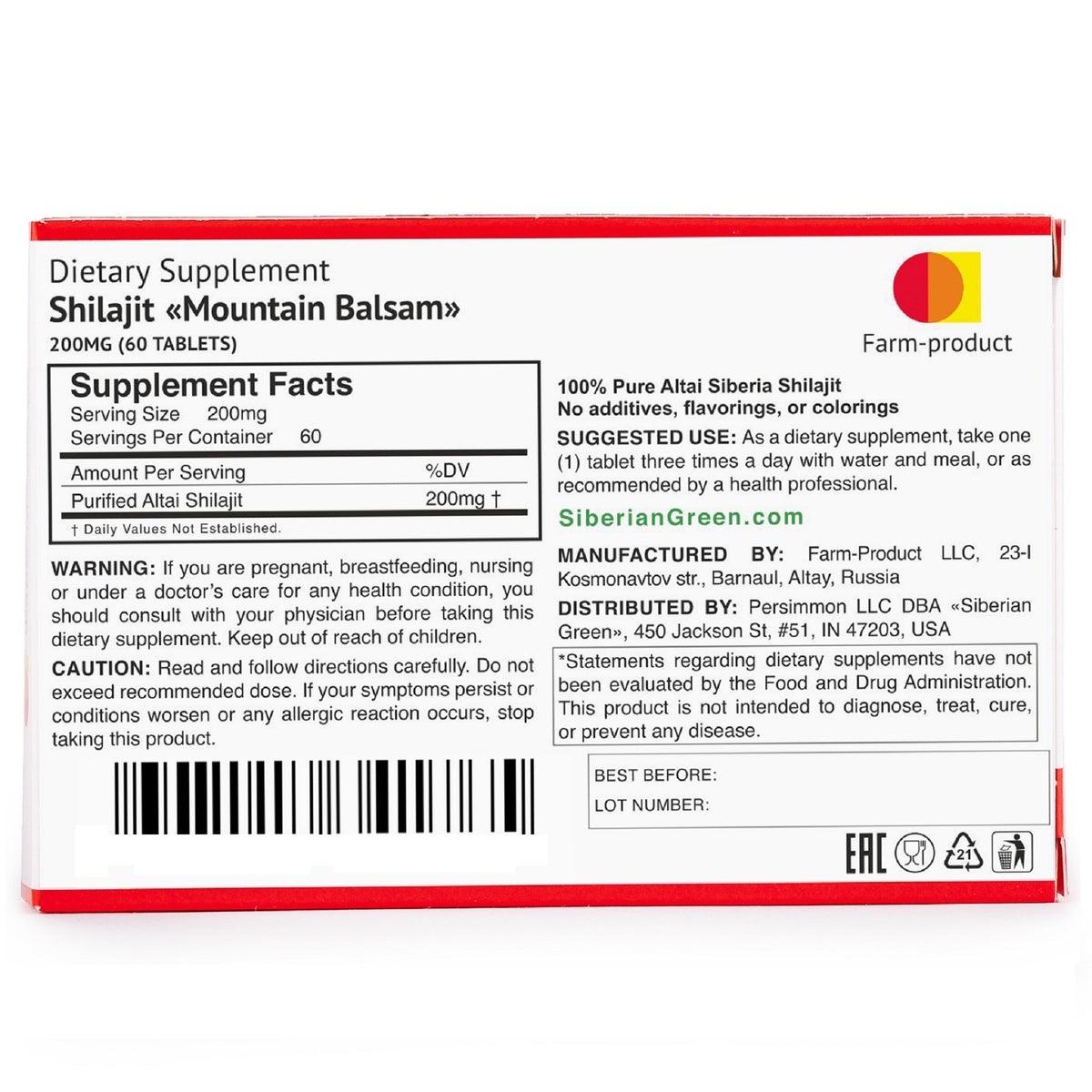 Balsamo di montagna Shilajit