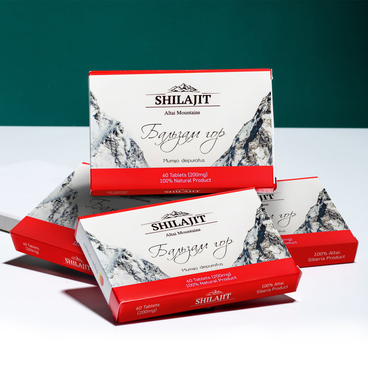Shilajit siberiano dell'Altai 