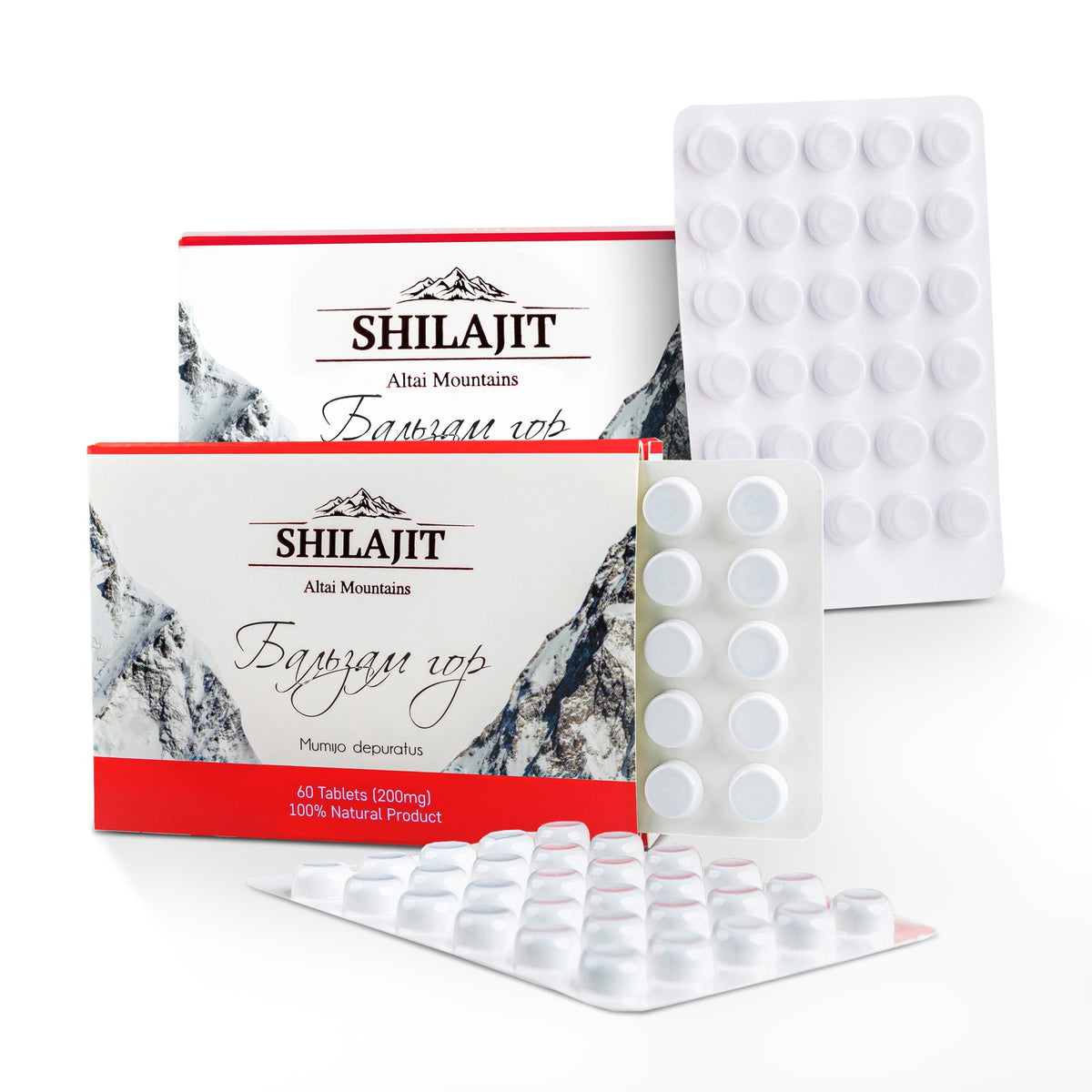 Balsamo di montagna Resina pura di Altai Shilajit 